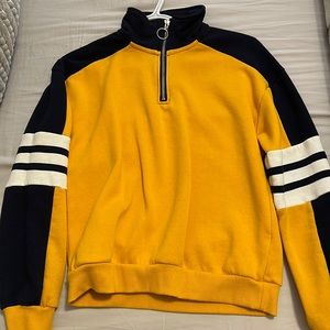Half-zip up top from garage